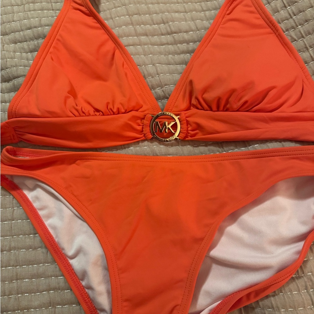 Michael Kors bikini size small with matching coverup size XS